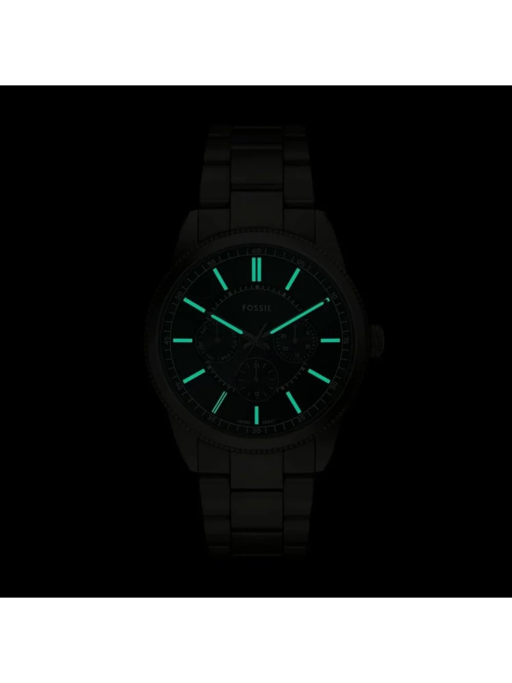 Men's Gunmetal/Black Pearson Multifunction Stainless Steel Case Wrist Watch